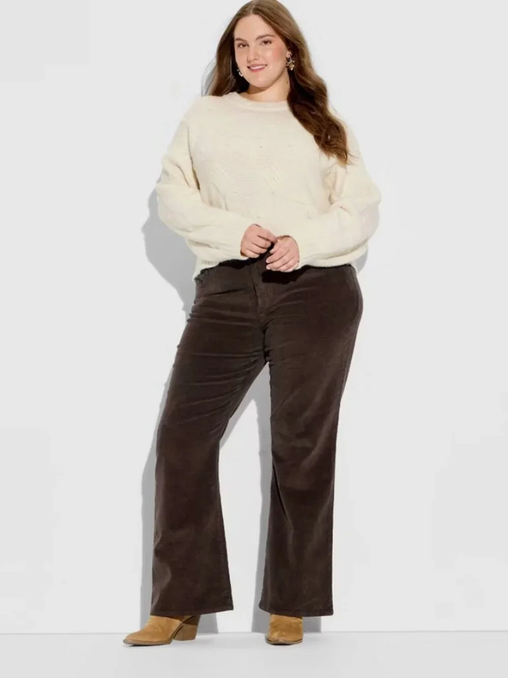 Women's Pullover Sweater - Wild Fable Off-White XL